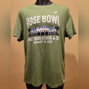 Asics Green Rose Bowl Graphic Tee